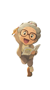 Joyful Grandmother Jumping Vinyl Car Decal Sticker – Waterproof & UV-Resistant 4.8533333333333335"