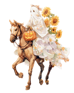 Ghost Riding Horse V2 Vinyl Car Decal Sticker – Waterproof & UV-Resistant 4.0"