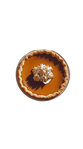 Pumpkin Pie Vinyl Car Decal Sticker – Waterproof & UV-Resistant 4.8533333333333335"