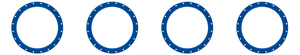 4x KMC XD827 Series Bead Lock Ring | Rockstar 3 design, Secures Tire Bead, Blue, Easy Install 4x KMC XD827 Series Bead Lock Ring | Rockstar 3 design, Secures Tire Bead, Blue, Easy Install