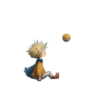 The Little Prince V29 Vinyl Car Decal Sticker – Waterproof & UV-Resistant 3.4133333333333336"