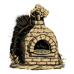 Cartoon Pizza Oven Vinyl Car Decal Sticker – Waterproof & UV-Resistant 3.4133333333333336"