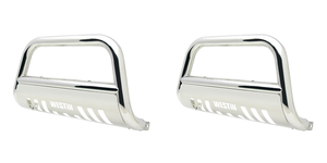 2x Ultimate Protection | Westin E-Series Bull Bar Dodge Ram 1500 | 3 Inch Polished Stainless Steel