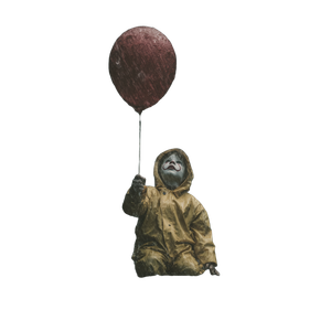 Child With Balloon V4 Vinyl Car Decal Sticker – Waterproof & UV-Resistant 3.4133333333333336"