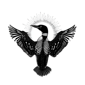 Wes Anderson Loon Vinyl Car Decal Sticker – Waterproof & UV-Resistant 3.4133333333333336"