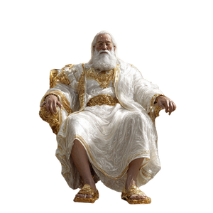Divine Throne Figure Vinyl Car Decal Sticker – Waterproof & UV-Resistant 3.4133333333333336"