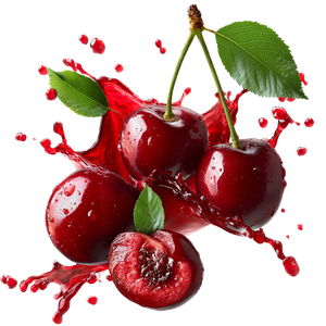 Flying Cherries V2 Vinyl Car Decal Sticker – Waterproof & UV-Resistant 6.826666666666667"
