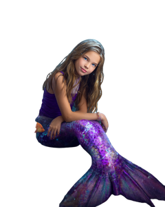 Young Mermaid On Rock Vinyl Car Decal Sticker – Waterproof & UV-Resistant 8.0"