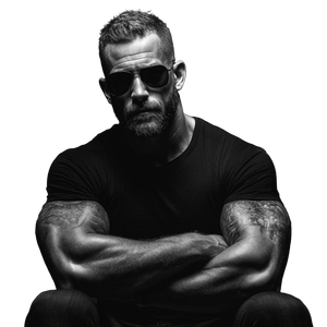 Stylish Muscular Man V4 Vinyl Car Decal Sticker – Waterproof & UV-Resistant 6.826666666666667"