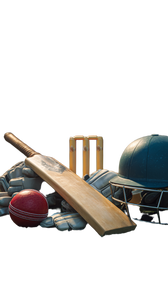 Cricket Equipment Arrangement V2 Vinyl Car Decal Sticker – Waterproof & UV-Resistant 9.706666666666667"
