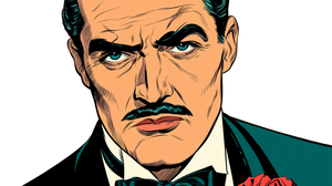 Mafia Godfather Illustration Vinyl Car Decal Sticker – Waterproof & UV-Resistant 5.4