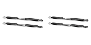 2x Upgrade Your 2019-2023 Ram 1500 with PRO TRAXX� 5 Inch Oval Nerf Bar | Polished Stainless Steel