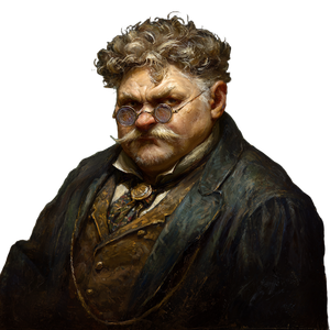 Mean Professor Portrait Vinyl Car Decal Sticker – Waterproof & UV-Resistant 3.4133333333333336"