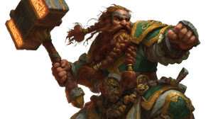 Fantasy Dwarf Warrior V26 Vinyl Car Decal Sticker – Waterproof & UV-Resistant 2.72"