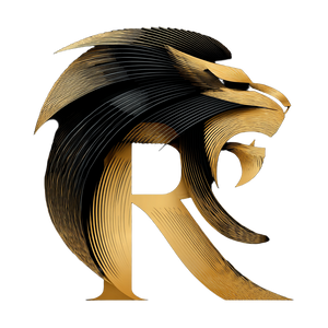 Lion R Logo Vinyl Car Decal Sticker – Waterproof & UV-Resistant 3.4133333333333336"