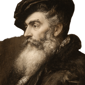 Renaissance Portrait V6 Vinyl Car Decal Sticker – Waterproof & UV-Resistant 3.4133333333333336"