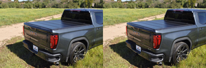 2x LEER HF650M Hard Folding Tonneau Cover | CYNC Latching System | Black Matte Fiberglass | Lockable 2x LEER HF650M Hard Folding Tonneau Cover | CYNC Latching System | Black Matte Fiberglass | Lockable