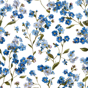 Forget Me Not V3 Vinyl Car Decal Sticker – Waterproof & UV-Resistant 3.4133333333333336"