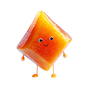 Jelly Diamond Character Vinyl Car Decal Sticker – Waterproof & UV-Resistant 3.4133333333333336"