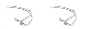 2x Upgrade Your Jeep Brake Lines | Fabtech Motorsports Stainless Steel Braided Set Of 2
