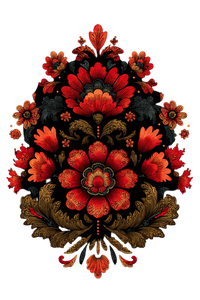 Russian Folk Ornament Vinyl Car Decal Sticker – Waterproof & UV-Resistant 4.4