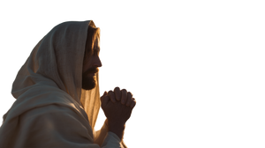 Praying Jesus Sunset Vinyl Car Decal Sticker – Waterproof & UV-Resistant 5.4