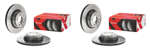 2x Brembo Xtra Vented Cross Drilled Brake Rotor | 2006 BMW 330xi,330i Fitment