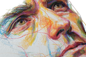 Acrylic Pen Portrait Vinyl Car Decal Sticker – Waterproof & UV-Resistant 5.97333333333333