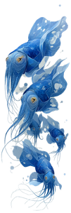 Squid Illustrations Group Vinyl Car Decal Sticker – Waterproof & UV-Resistant 6.346666666666667"