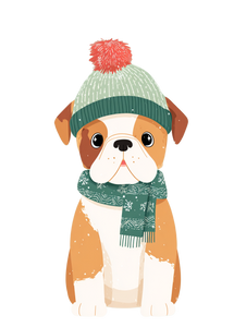 Stylish Dog Poster Vinyl Car Decal Sticker – Waterproof & UV-Resistant 8.213333333333333"
