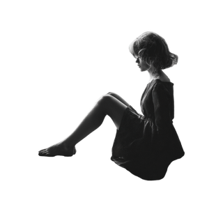 Barefoot Girl V2 Vinyl Car Decal Sticker – Waterproof & UV-Resistant 6.826666666666667"