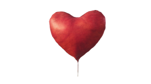 Expanding Heart Balloon Vinyl Car Decal Sticker – Waterproof & UV-Resistant 2.72"