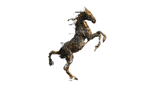 Bucking Horse Vinyl Car Decal Sticker – Waterproof & UV-Resistant 5.4