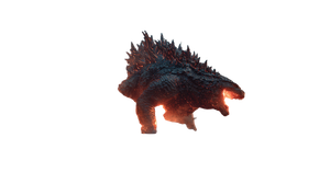 Godzilla Rampaging Beach Vinyl Car Decal Sticker – Waterproof & UV-Resistant 5.4