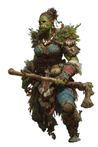 Orc Druid V3 Vinyl Car Decal Sticker – Waterproof & UV-Resistant 4.4