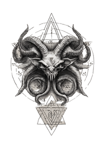 Occult Signs Drawing Vinyl Car Decal Sticker – Waterproof & UV-Resistant 8.533333333333333"