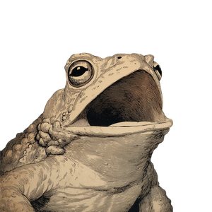 Vintage Howling Frog Vinyl Car Decal Sticker – Waterproof & UV-Resistant 6.826666666666667"