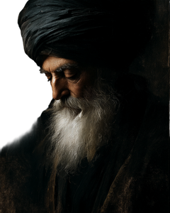 Rumi Realism Painting Vinyl Car Decal Sticker – Waterproof & UV-Resistant 4.0"