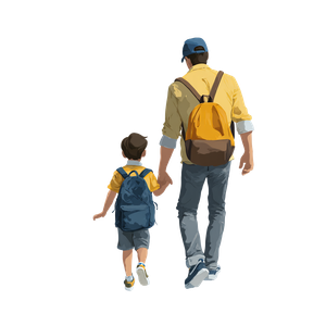 Father And Son V150 Vinyl Car Decal Sticker – Waterproof & UV-Resistant 6.826666666666667"