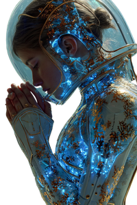 Bionic Ocean Girl Vinyl Car Decal Sticker – Waterproof & UV-Resistant 4.4