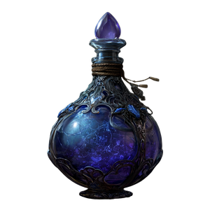 Indigo Dexterity Potion Vinyl Car Decal Sticker – Waterproof & UV-Resistant 3.4133333333333336"