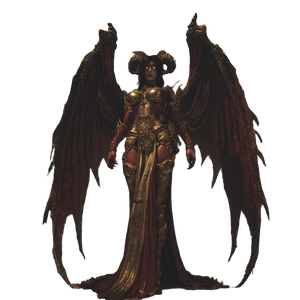 Demon Empress V2 Vinyl Car Decal Sticker – Waterproof & UV-Resistant 3.4133333333333336"
