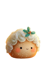 Kawaii Christmas Cookie Vinyl Car Decal Sticker – Waterproof & UV-Resistant 8.96"