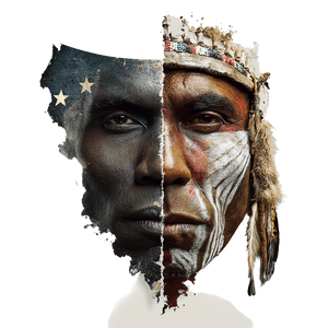Split Face Map Vinyl Car Decal Sticker – Waterproof & UV-Resistant 3.4133333333333336"