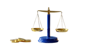 Balance Scales Render Vinyl Car Decal Sticker – Waterproof & UV-Resistant 2.72"