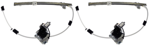 2x Enhanced Window Regulator | Fits 2002-2007 Jeep Liberty | Plug And Play, Anti-Pinch Technology