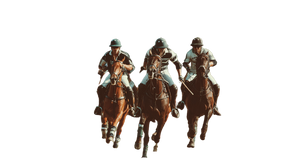 Polo Players Match Vinyl Car Decal Sticker – Waterproof & UV-Resistant 5.4