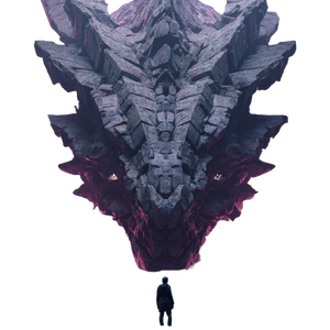 Dragon-Titan Emergence Vinyl Car Decal Sticker – Waterproof & UV-Resistant 6.826666666666667"
