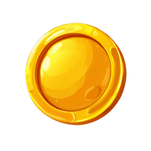 Golden Coin Icon V3 Vinyl Car Decal Sticker – Waterproof & UV-Resistant 3.4133333333333336"