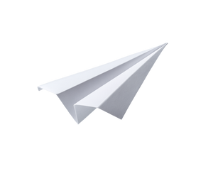 Floating Paper Plane V2 Vinyl Car Decal Sticker – Waterproof & UV-Resistant 6.613333333333333"